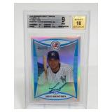 2008 Bowman Chrome Jesus Montero AUTO Beckett 9