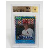 2007 Bowman Chrome C. Mortensen AUTO Beckett 9.5