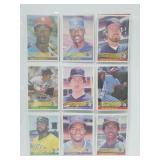 18 Baseball Cards McGee,Morgan,Fisk,etc