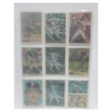 17 1986 Sportflics Baseball Cards