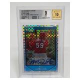 2007 Bowman Chrome Mark Hamilton AUTO Beckett 9