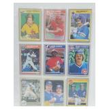 18 Baseball Cards Gossage,Dawson,Fisk,etc