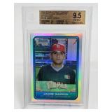 2006 Bowman Chrome Jaime Garcia #FG44 Beckett 9