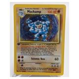 1999 Pokemon Machamp Rare Holo 1st. Edition  8/102