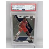 2019 Mosaic Zion Williamson RC PSA Gem Mint 10