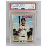 2019 Topps Heritage Fernando Tatis Jr. RC PSA 9