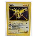1999 Pokemon Zapdos Rare Holo 16/102