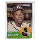 1963 Topps # 390 Hank Aaron
