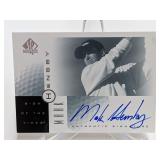 2001 SP Authentic Mark Hensby AUTO #MH