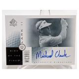 2001 SP Authentic Michael Clark AUTO #MC