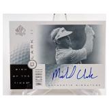 2001 SP Authentic Michael Clark AUTO #MC