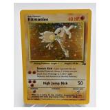 1999 Pokemon Hitmonlee Rare Holo Fossil 7/62