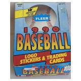 1990 Fleer Baseball Cards Box 36 Packs