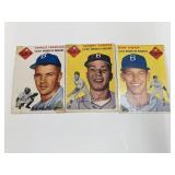 1954 Topps - 3 Brooklyn Dodgers
