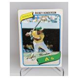 1980 Topps Rickey Henderson RC #482