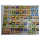 (45) 1999 Jungle Pokemon Common & Uncommon Cards