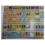(45) 1999 Base Pokemon Common & Uncommon Cards