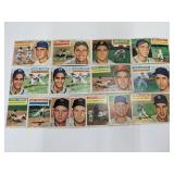 1956 Topps - 15 Different Cards - No Dups
