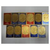 1965 Topps Embossed - 11 Cards