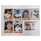 1968 Topps - 7 Different Yankees