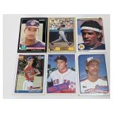 (6) Bonds Sanders Jones Clemens Johnson RC Cards