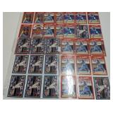 (6) Pages Of Bo Jackson Baseball Cards