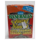 1987 Fleer Lim. Ed. Baseballs Award Winners Cards