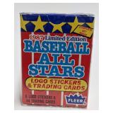 1987 Fleer Limited Ed. Baseball All Stars Cards