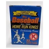 1985 Topps Baseball All Time Home Run Kings Cards