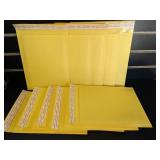 6.5" x 10" Yellow Bubble Mailer #0 (10 Ct Pack)