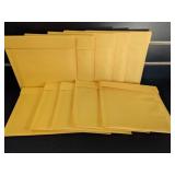 6.5" x 8.5" Yellow Bubble Mailer (10 Ct Pack)