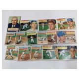 1956 Topps - 15 Different Cards - No Dups