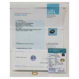 27.63ct Oval Mixed Cut Citrine Cert & Appraisal