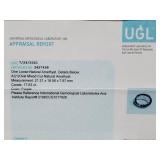 17.63ct Oval Mixed Cut Amethyst Cert & Appraisal