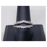 .925 Sterling Silver CZ Ring Jacket