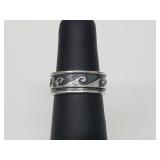 .925 Sterling Silver "Wave " Toe Ring