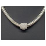 .925 Sterling Silver Necklace w/Charm