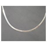 .925 Sterling Silver Serpent Chain Necklace