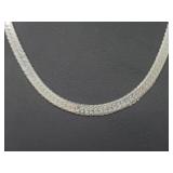 .925 Sterling Silver Serpent Chain Necklace