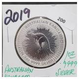 2019 1oz .999 Silver Australian Kangaroo