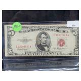 1953-A $5 Red Seal