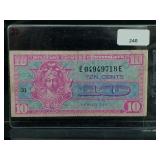 10 Cent Military Payment Certificate