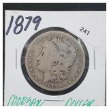 1879 90% Silver Morgan $1 Dollar