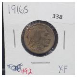 1916-S Buffalo Nickel 5 Cents