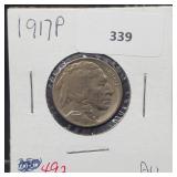 1917 Buffalo Nickel 5 Cents
