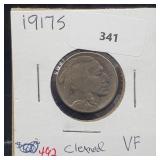 1917-S Buffalo Nickel 5 Cents