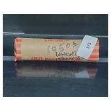Roll 1950s Wheat Pennies