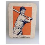 1952 Wheaties - Ralph Kiner - Pirates