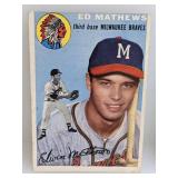 1954 Topps - #30 - Eddie Mathews - Braves