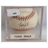 Todd Zeile Signed Baseball